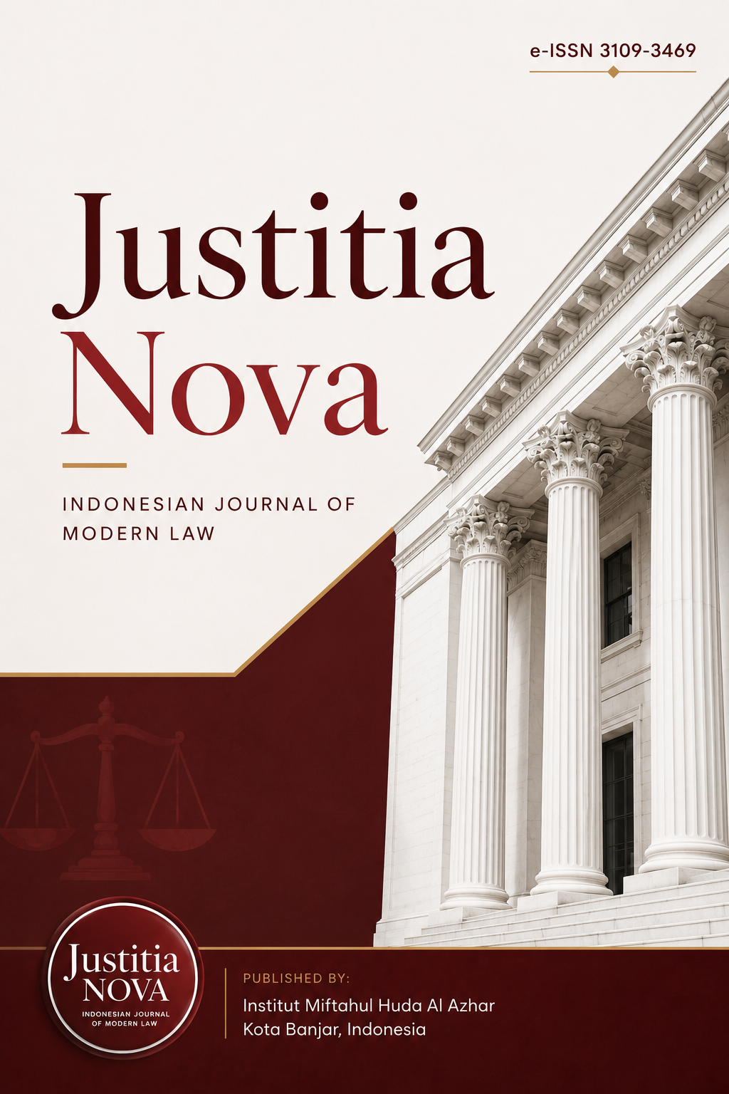 Justitia Nova: Indonesian Journal of Modern Law
